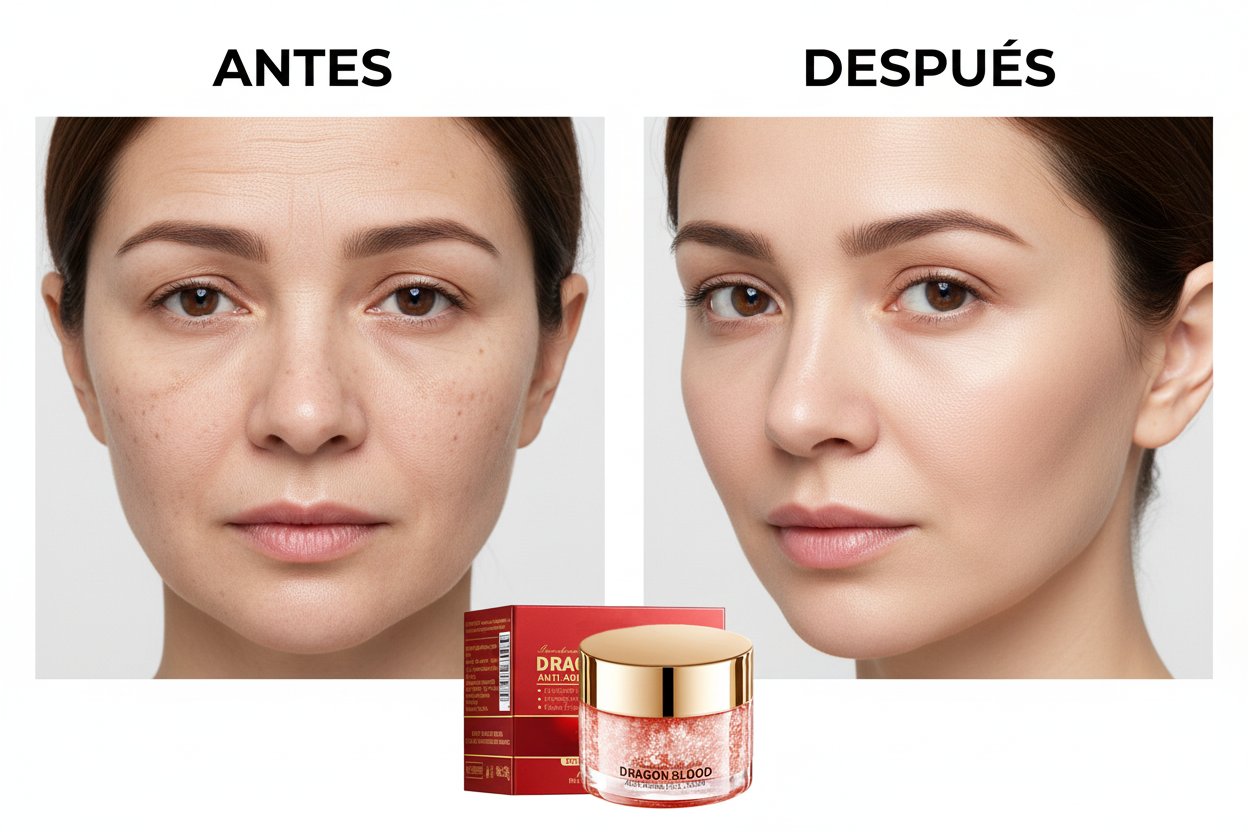 Antes y después - Resultados visibles de Crema de Dragon