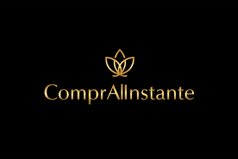 Logo ComprAlInstante - Negro y Dorado